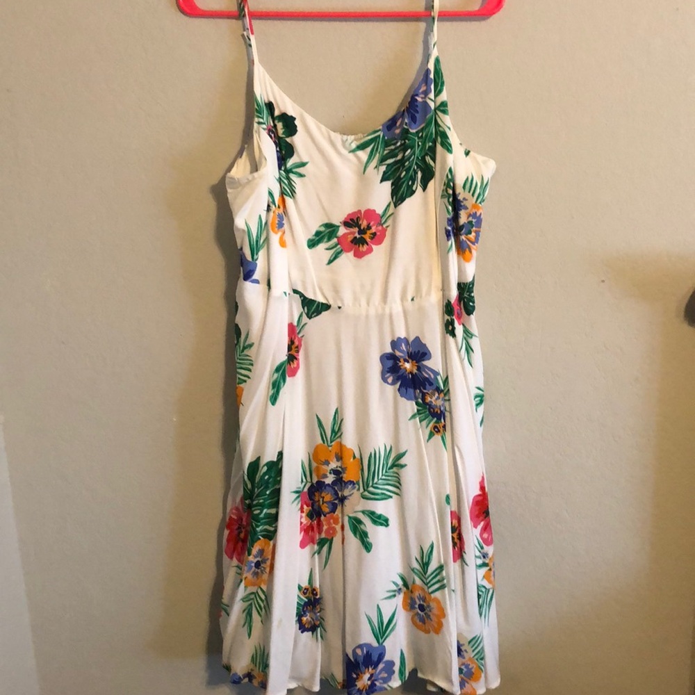 Floral spaghetti strap dress